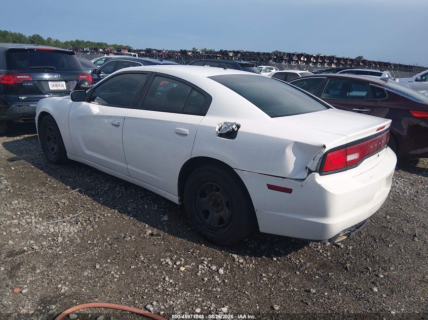 Vin: 2c3cdxat7dh722011, lot: 46470486, dodge charger police 20133