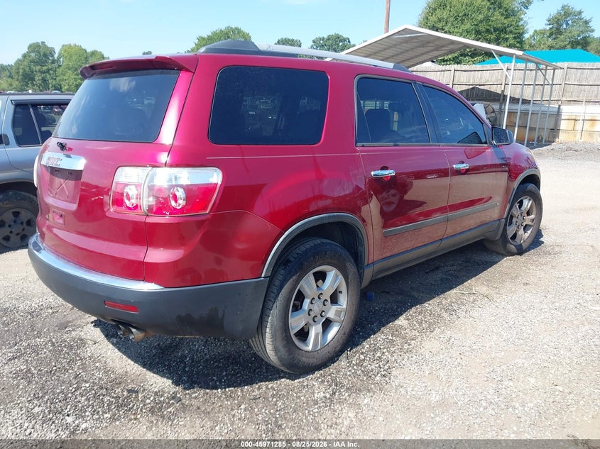 Vin: 1gklrked5aj132164, lot: 46470525, gmc acadia sl 20104