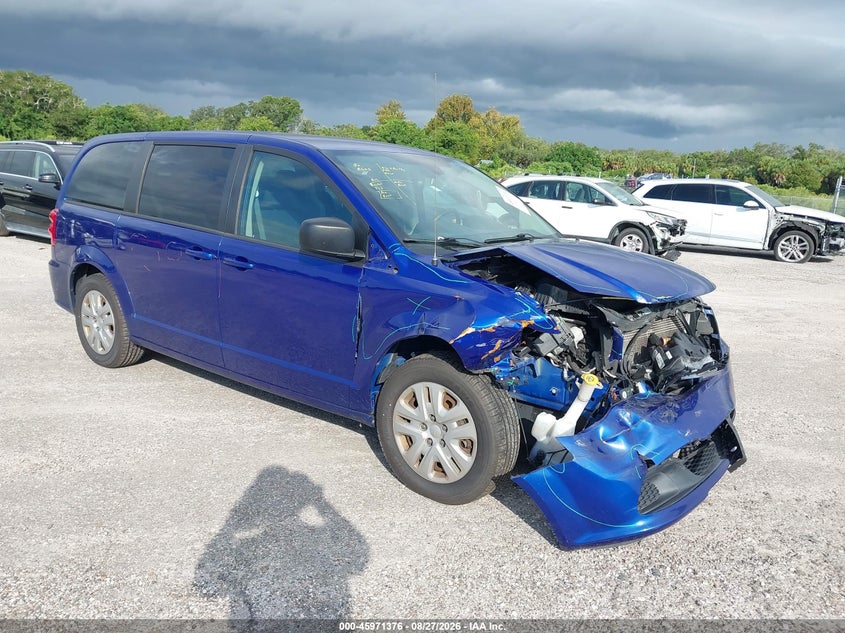 Vin: 2c4rdgbg3jr296136, lot: 46470616, dodge grand caravan se 20181