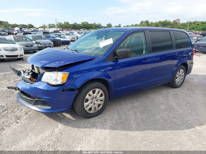 2018 Dodge Caravan, Front End, IAAI, VIN 2C4RDGBG3JR296136 — photo 2