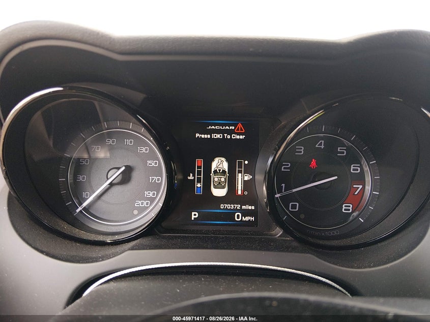 JAGUAR F-TYPE 2015 VIN SAJWA6GL3FMK20844
