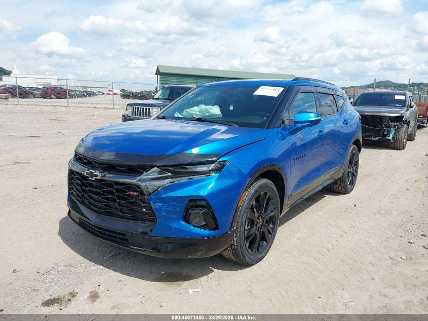 2020 Chevrolet Blazer, Front End, IAAI, VIN 3GNKBERS5LS673309 — photo 2