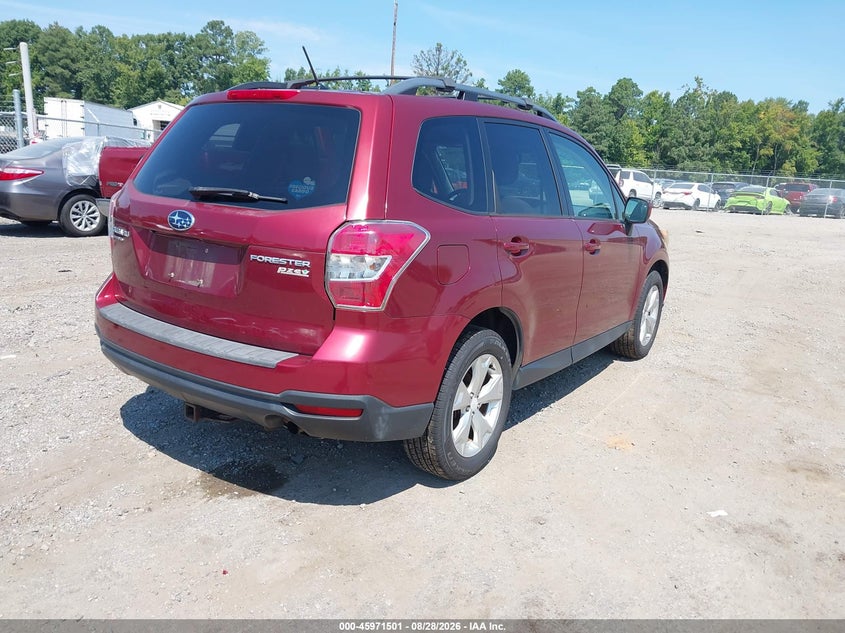 2014 SUBARU FORESTER auction photo 4