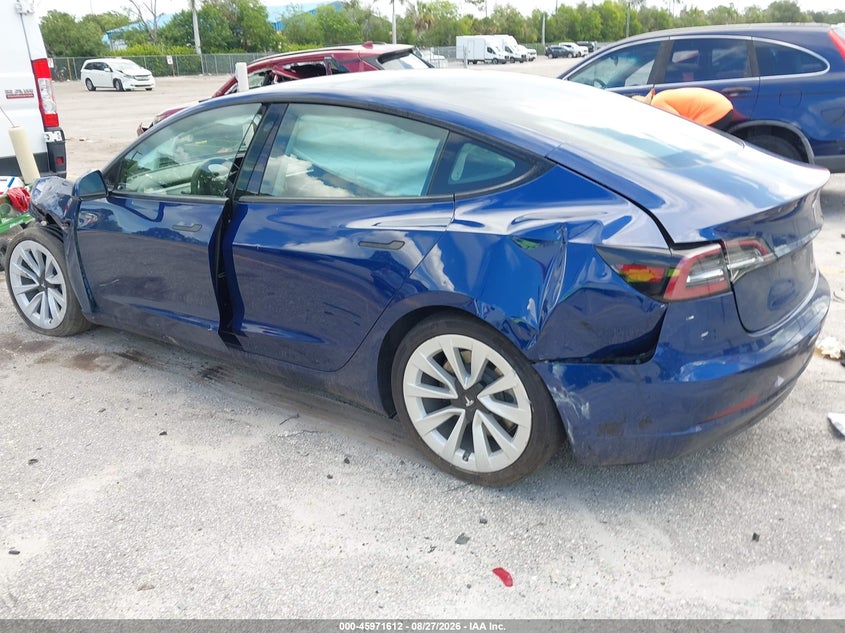 2021 TESLA MODEL 3 auction photo 3
