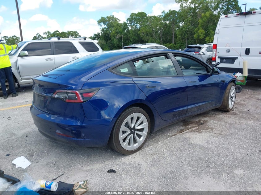 2021 TESLA MODEL 3 auction photo 4