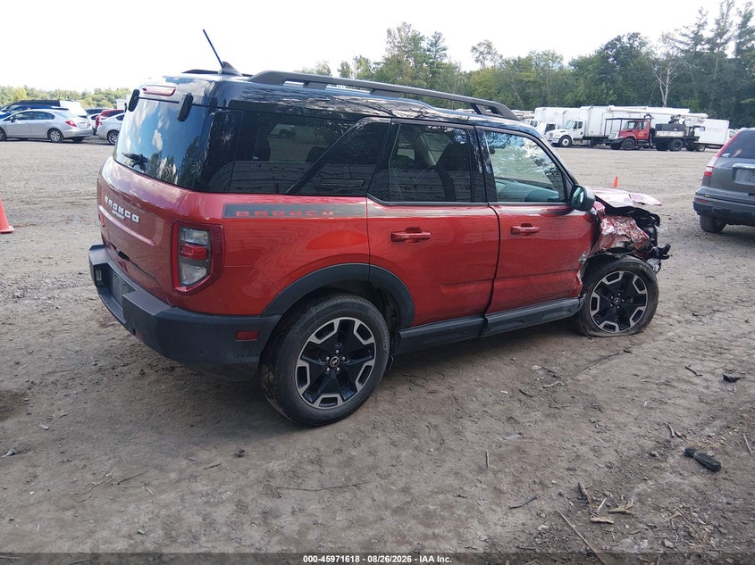 Vin: 3fmcr9c61rre93252, lot: 46470858, ford bronco sport outer banks 20244