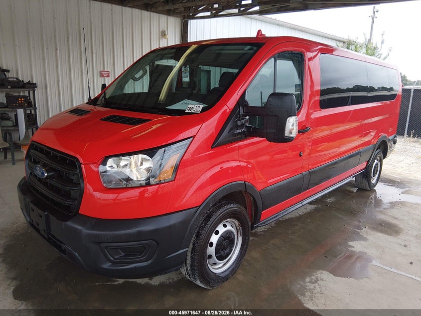 Vin: 1fbax2y87lkb08876, lot: 46470887, ford transit-350 passenger van xl 20202