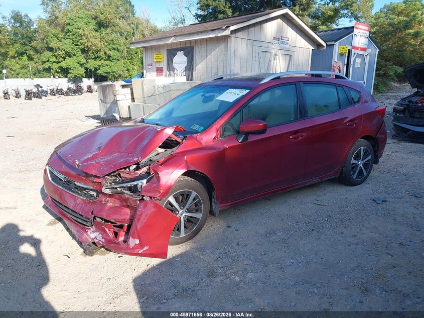 2019 Subaru Impreza, Front End, IAAI, VIN 4S3GTAD69K3715256 — photo 2