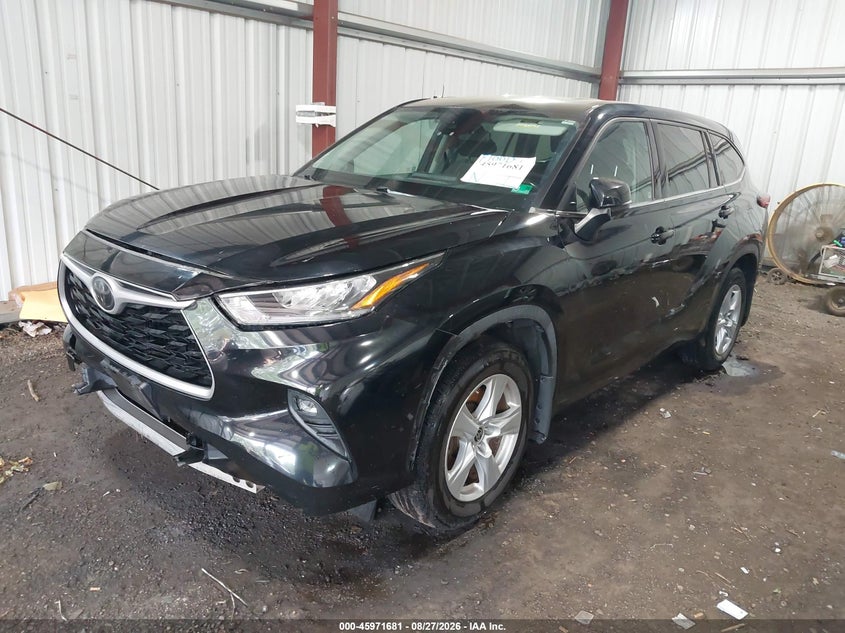 2020 Toyota Highlander, Затоплення, IAAI, VIN 5TDBZRBH6LS510117 — фото 2