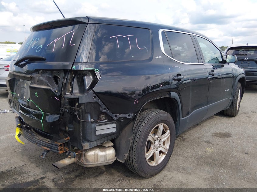 Vin: 1gkknkla0hz194258, lot: 46470928, gmc acadia sle-1 20174