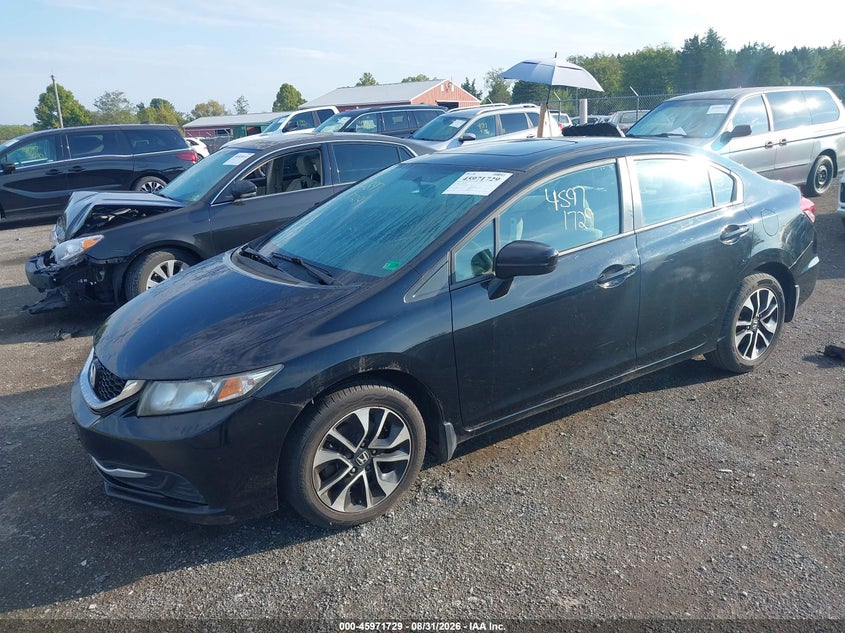 2014 Honda Civic, Обычный износ, IAAI, VIN 19XFB2F82EE265000 — фото 2