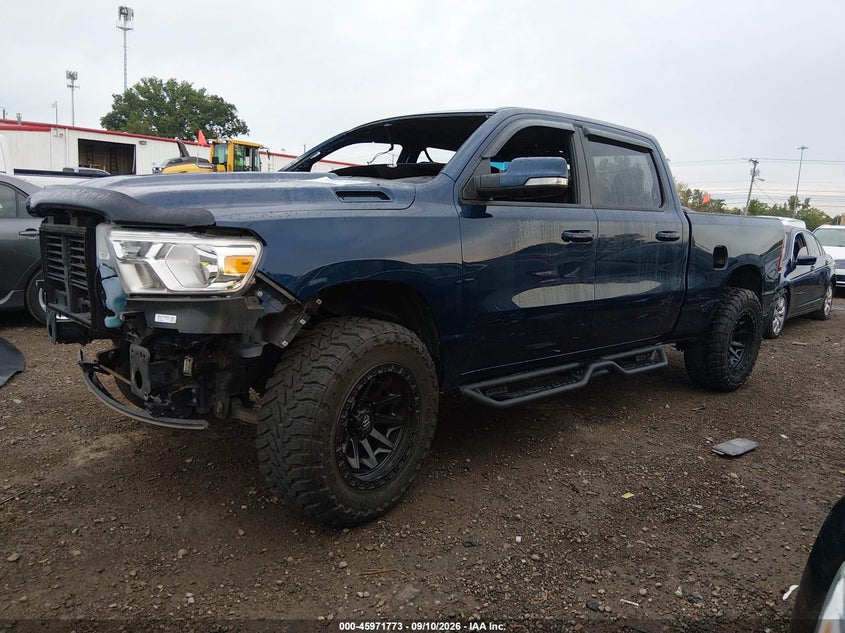 Vin: 1c6srfmt7ln212107, lot: 46471013, ram 1500 big horn  4x4 6'4 box 20202