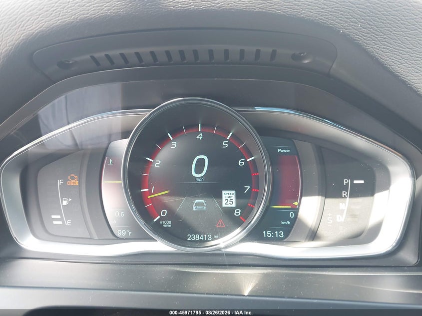 VOLVO V60 2015 VIN YV1902SH8F1190410