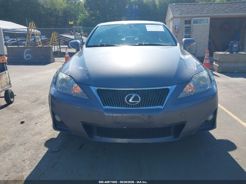 LEXUS IS 250 2012 VIN JTHCF5C25C2035923