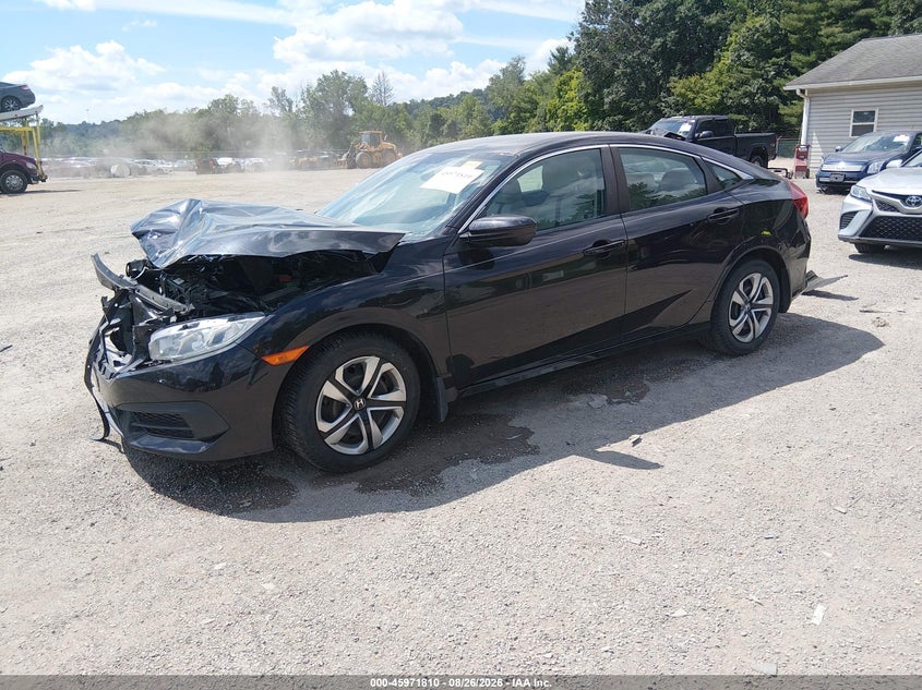 2018 Honda Civic, Engine Damage, IAAI, VIN 2HGFC2F57JH505502 — photo 2