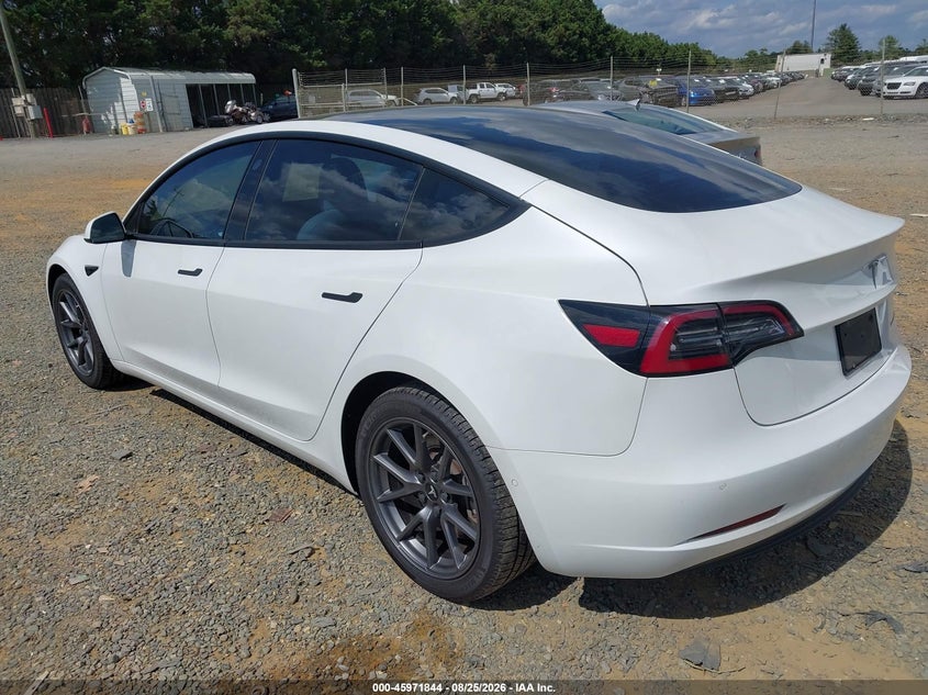 2021 TESLA MODEL 3 auction photo 3