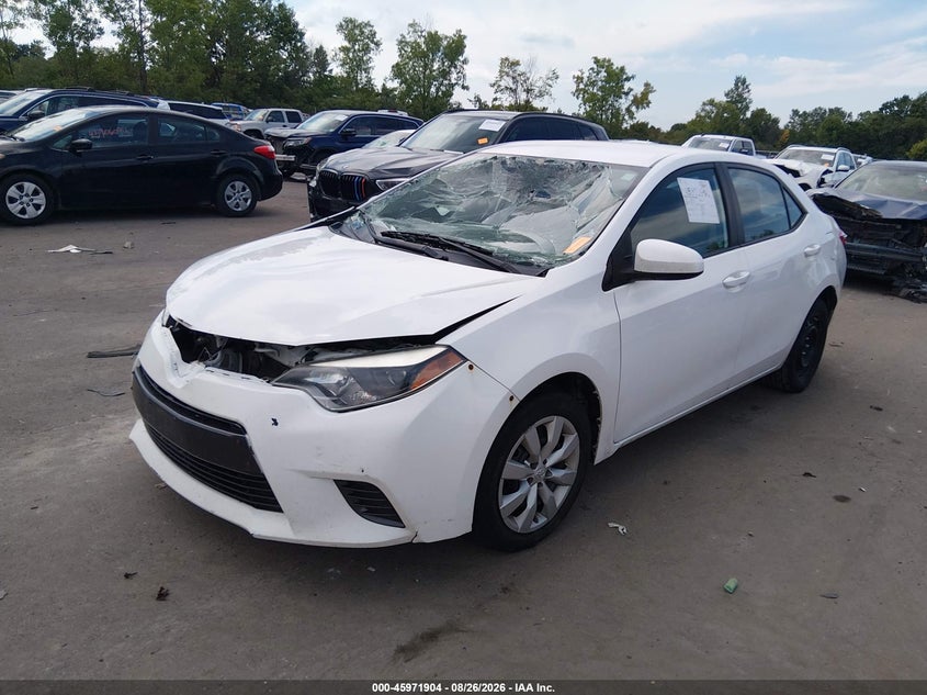 2016 Toyota Corolla, Удар спереди, IAAI, VIN 2T1BURHE9GC685732 — фото 2