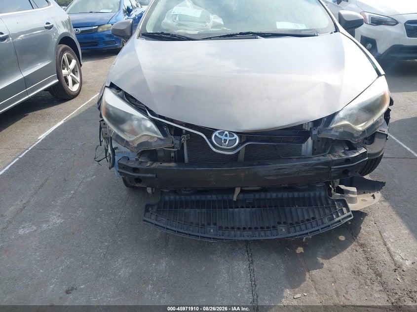 2015 TOYOTA COROLLA SEDAN 1.8L I-4 DOHC, VVT, 132HP