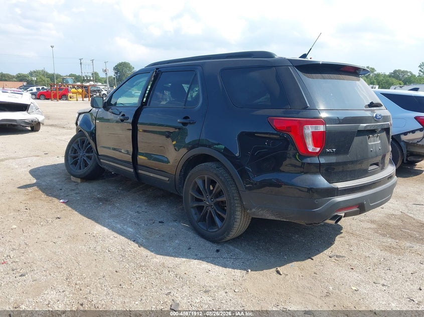 Vin: 1fm5k8dh9kgb03843, lot: 46471152, ford explorer xlt 20193
