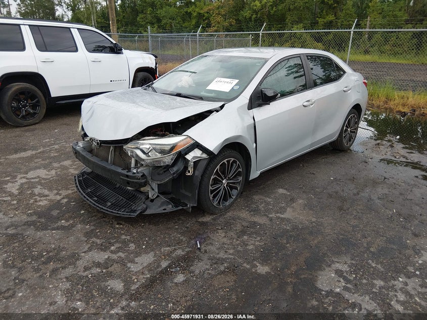2015 Toyota Corolla, Удар спереди, IAAI, VIN 2T1BURHE7FC419298 — фото 2