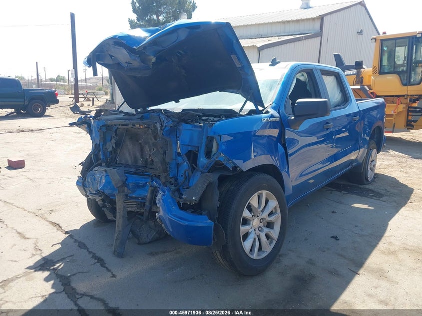 2022 Chevrolet Silverado, Front End, IAAI, VIN 3GCPABEK2NG527042 — photo 2