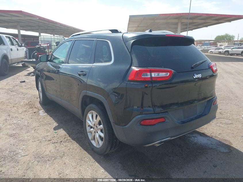 Vin: 1c4pjldb8gw242941, lot: 46471196, jeep cherokee limited 20163