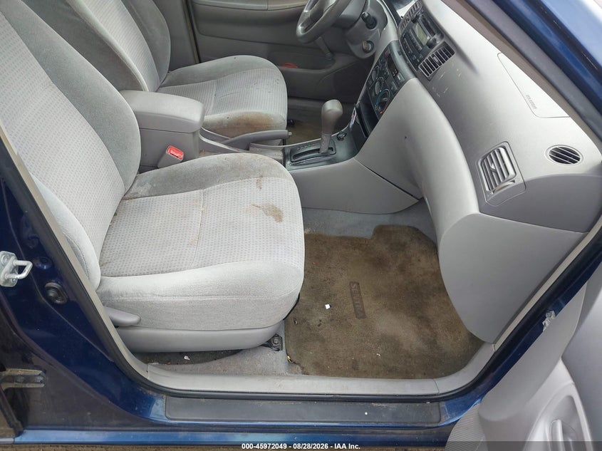 TOYOTA COROLLA 2008 VIN 2T1BR32E98C890069