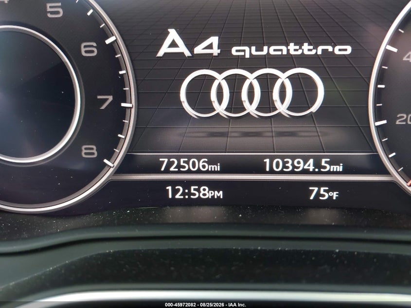 2018 AUDI A4 auction photo 7