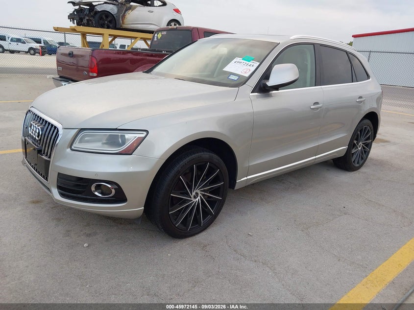 2013 AUDI Q5 SPORT UTILITY VEHICLE 2.0L I-4 DI, DOHC, VVT, TURBO, PREMIUM , 211HP