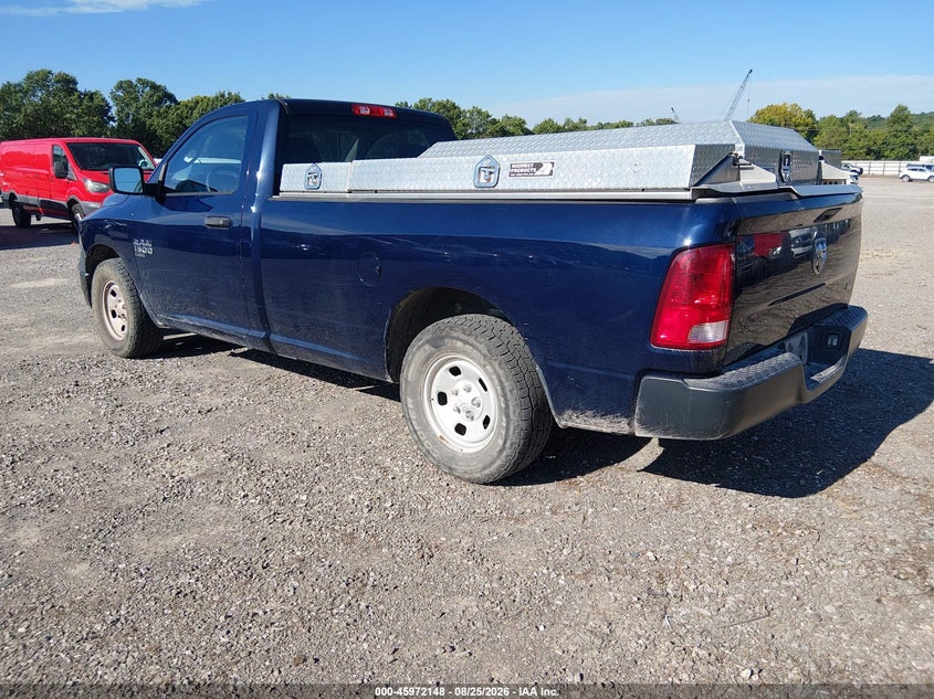 Vin: 3c6jr6dg5kg503940, lot: 46471388, ram 1500 classic tradesman  4x2 8' box 20193