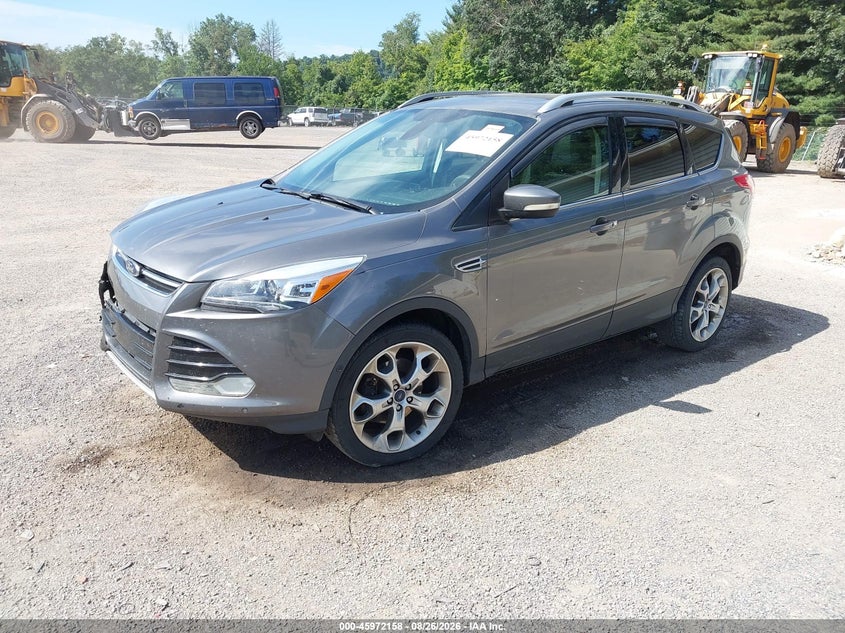 2014 Ford Escape, Удар спереди, IAAI, VIN 1FMCU9J98EUC57924 — фото 2