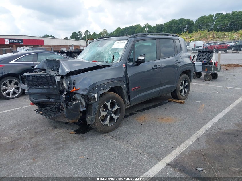 Vin: zacnjdc15npn82769, lot: 46471406, jeep renegade trailhawk 4x4 20222