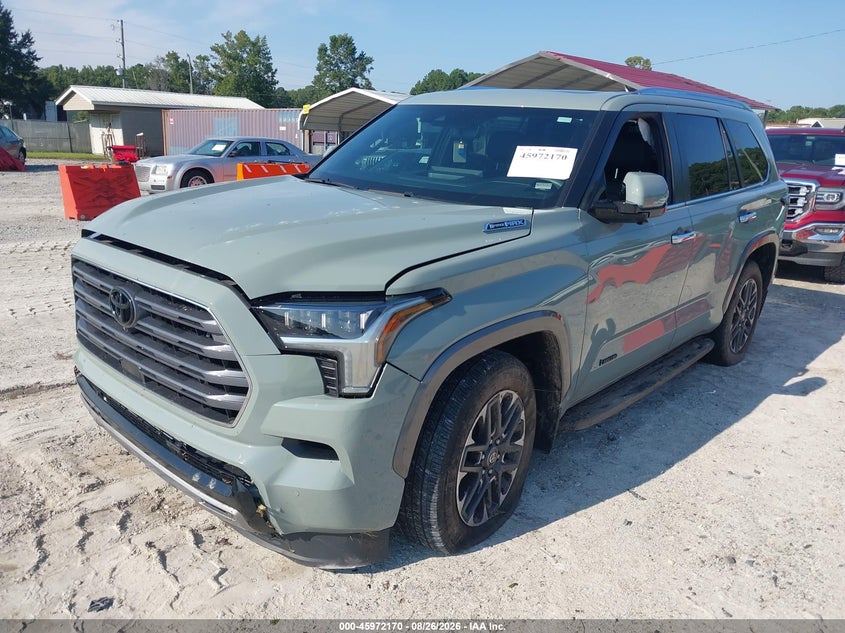 2025 Toyota Sequoia, Right Side, IAAI, VIN 7SVAAABA9SX051476 — photo 2
