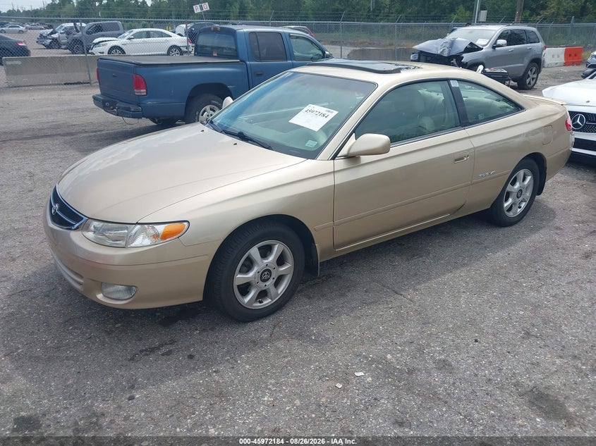 2000 Toyota Camry Solara, Правий зад, IAAI, VIN 2T1CF22P9YC394116 — фото 2