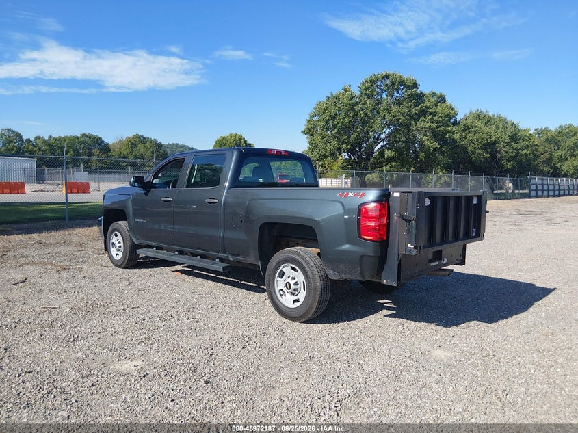 Vin: 1gc1kueg2jf259129, lot: 46471427, chevrolet silverado 2500hd wt 20183