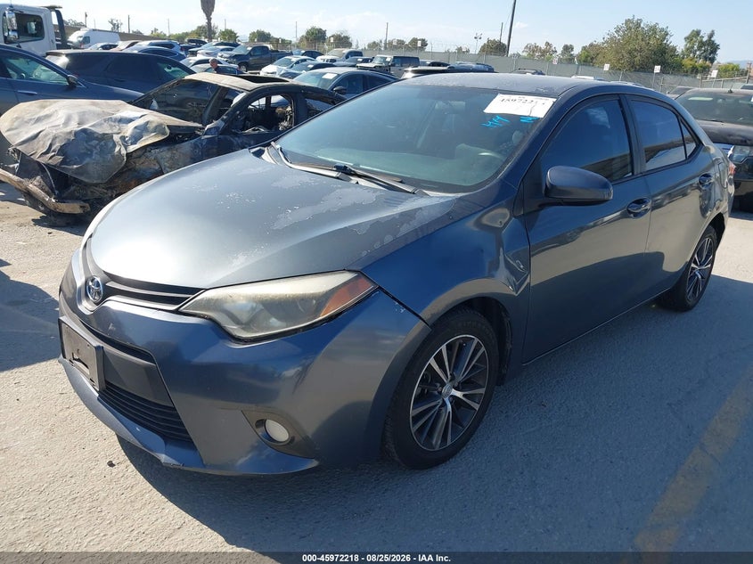 2016 Toyota Corolla, Левый бок, IAAI, VIN 5YFBURHE6GP412408 — фото 2