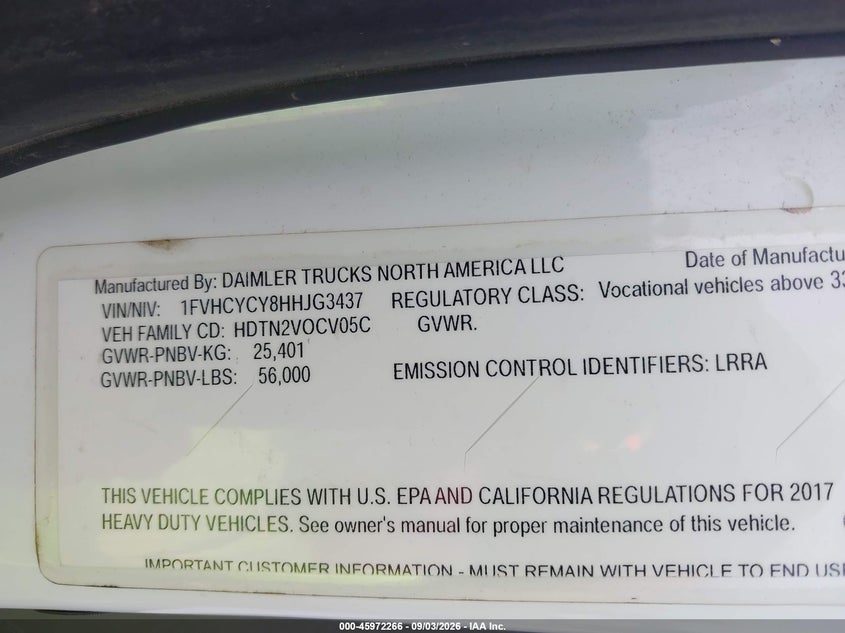 2017 FREIGHTLINER M2 106 auction photo 8