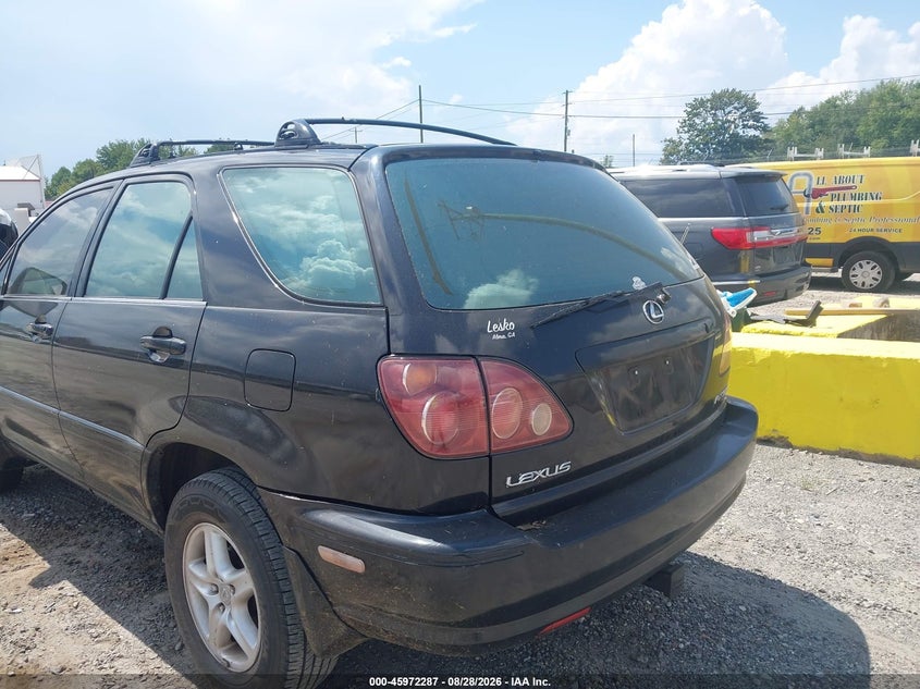 1999 LEXUS RX SPORT UTILITY VEHICLE 3.0L V-6 DOHC, VVT, REGULAR , 220HP