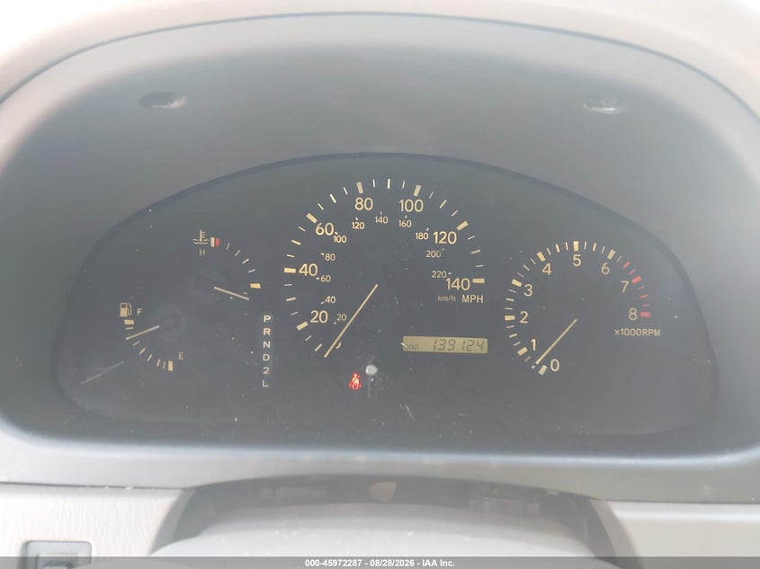 1999 LEXUS RX SPORT UTILITY VEHICLE 3.0L V-6 DOHC, VVT, REGULAR , 220HP