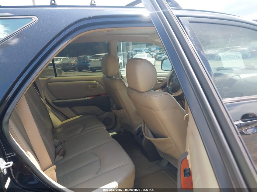 1999 LEXUS RX SPORT UTILITY VEHICLE 3.0L V-6 DOHC, VVT, REGULAR , 220HP