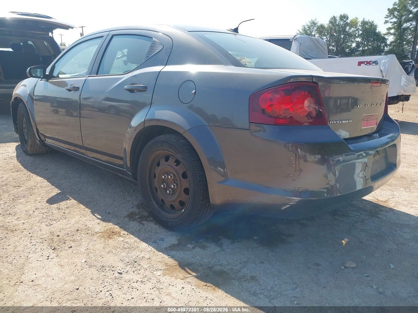 2014 DODGE AVENGER auction photo 3