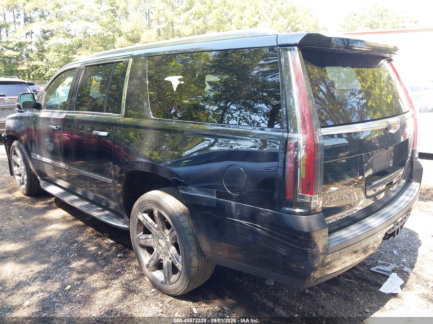 Vin: 1gys4hkj0hr320602, lot: 46471560, cadillac escalade esv luxury 20173