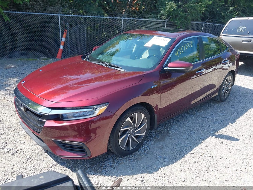 2020 Honda Insight, Стихія, IAAI, VIN 19XZE4F96LE002658 — фото 2