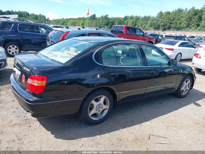 1999 LEXUS GS 300 SEDAN 3.0L I-6 DOHC, VVT, PREMIUM , 225HP