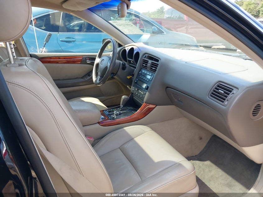 1999 LEXUS GS 300 SEDAN 3.0L I-6 DOHC, VVT, PREMIUM , 225HP