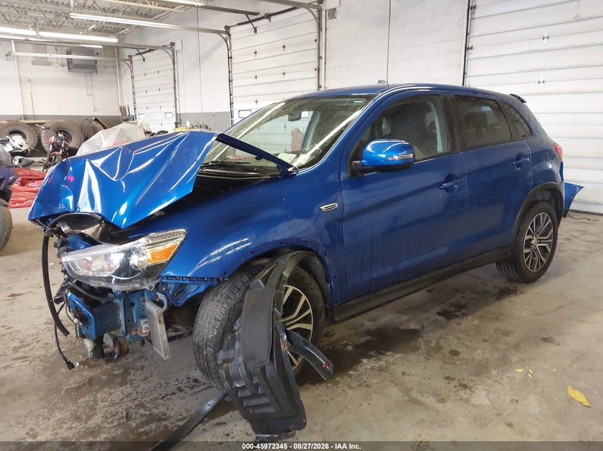2017 Mitsubishi Outlander, Front & Rear, IAAI, VIN JA4AR3AU1HZ005173 — photo 2
