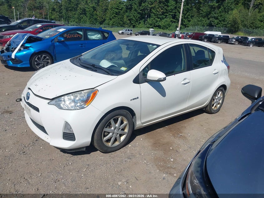 2014 Toyota Prius c, Звичайний знос, IAAI, VIN JTDKDTB31E1062269 — фото 2