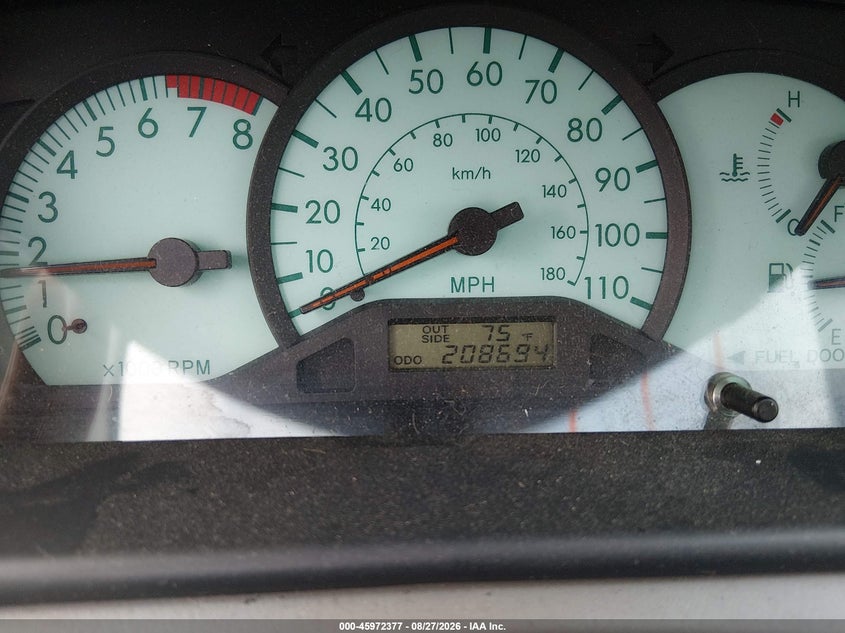 2003 TOYOTA COROLLA auction photo 7