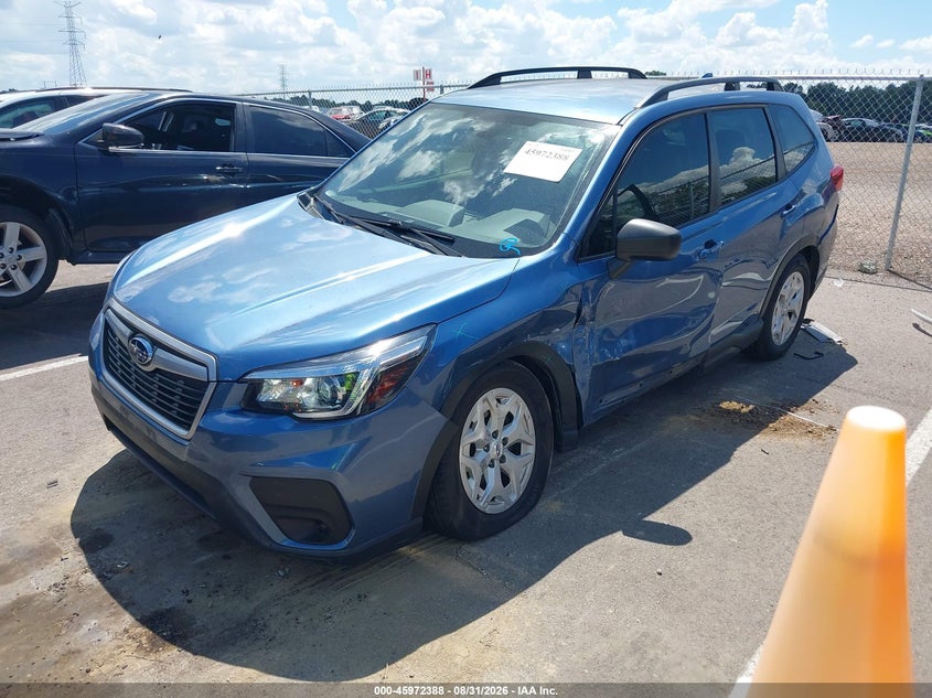 2019 Subaru Forester, Левый перёд, IAAI, VIN JF2SKACC7KH475648 — фото 2