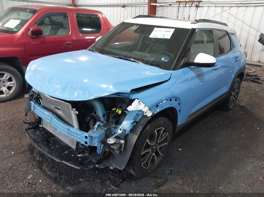2024 Chevrolet TrailBlazer, Front End, IAAI, VIN KL79MSSL6RB058224 — photo 2